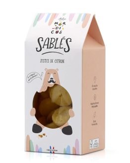 Sablés Zestes de citron 100g Mordicus