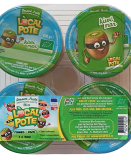 Local Pote Pomme/kiwi bio x4