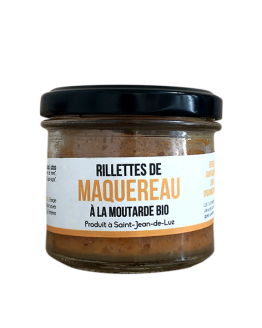 Rillettes de Maquereau à la moutarde bio 90g