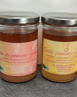Gelées de fruit/fleur bio 200g